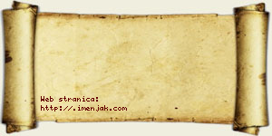 Tomanija Smiljković vizit kartica